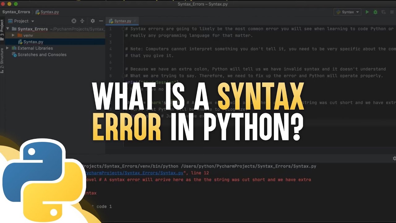 Lỗi Trong Python - Cách Xác Định Lỗi Trong Python