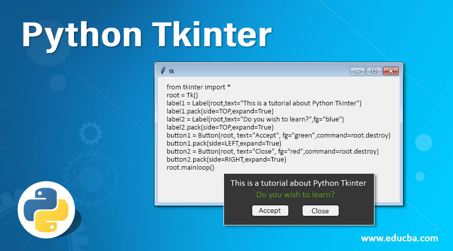 Python Tkinter - Lập trình GUI bằng Tkinter trong Python