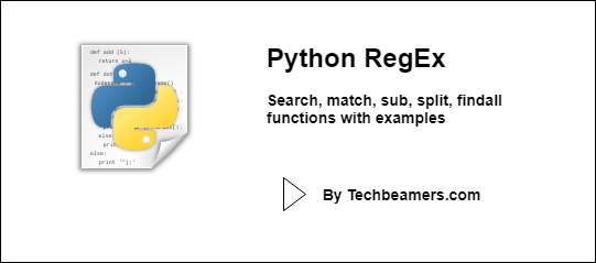 Regex trong Python - Tìm hiểu về biểu thức chính quy trong Python